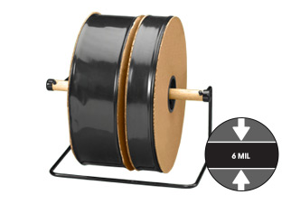 Black poly tubing- 6 mil