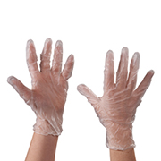 Vinyl Gloves - Clear - 3 Mil
