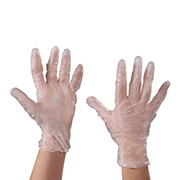Vinyl Gloves - Clear - 5 Mil